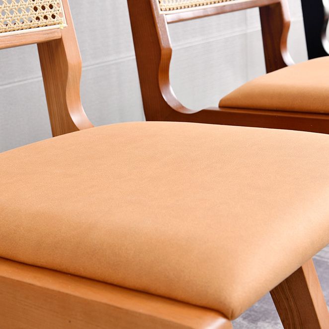 Dining Room Contemporary Dining Chair Home Wood Armless Dining Chair