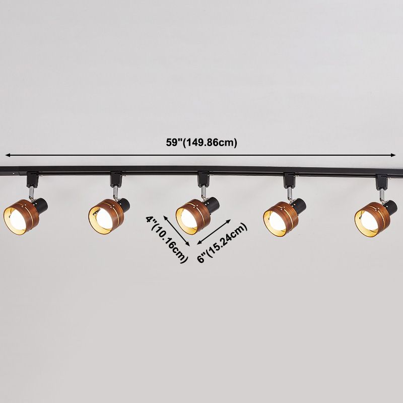Cylinder Ceiling Flush Mount Contemporary Style Metal Ceiling Mount Light Fixture