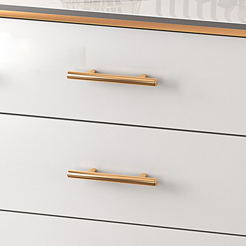 Contemporary Wood Accent Chest with Straight Legs 15.74" Wide Chest