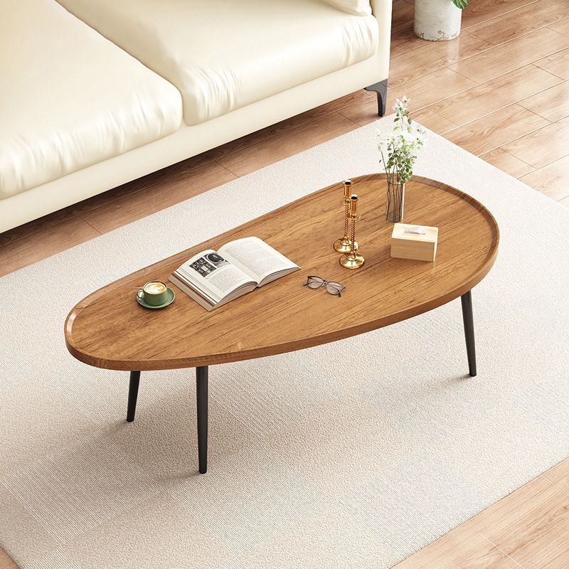 Modern Coffee or End Table Artificial Wood and Metal Coffee Table with 4 Legs
