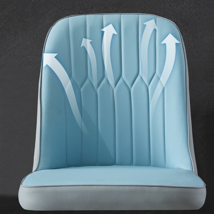 Moderner weißer Schiefer-Rechteck-Esstisch mit vier Beinen Gummiholzbasis