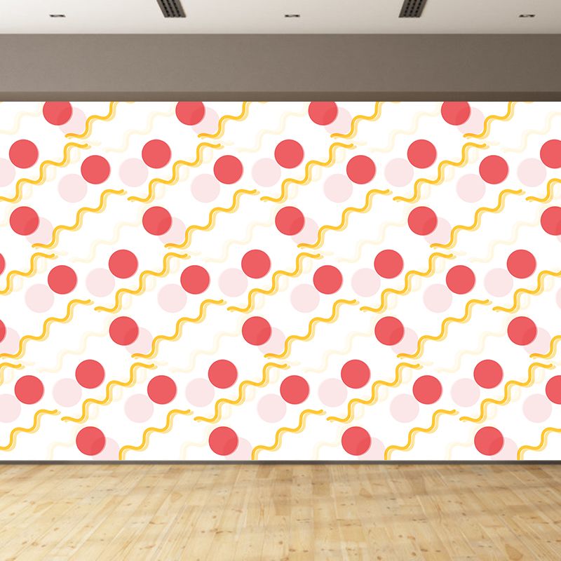 Eco-friendly Illustration Wall Mural Wallpaper Abstract Geometry Sitting Room Wall Mural
