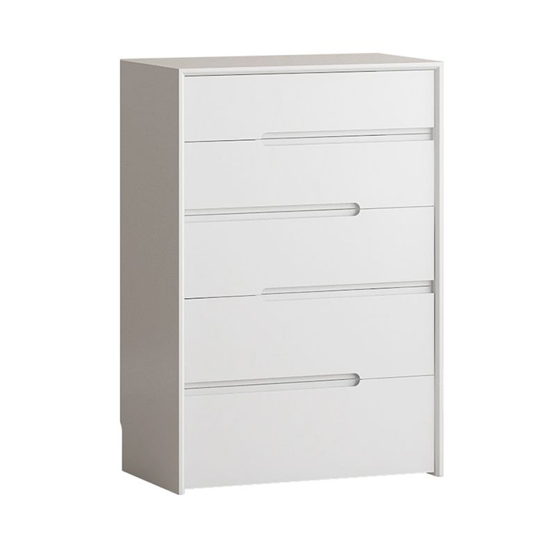 Scandinavian Vertical Storage Chest with Soft-Close Drawers for Home