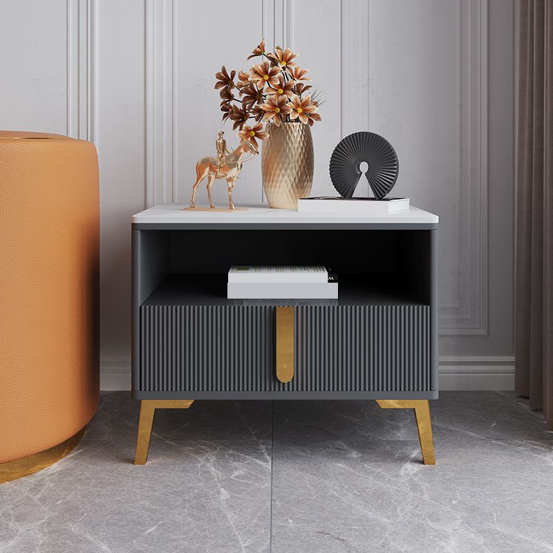 Modernistic Rectangular End Table Wooden Sofa Side Accent Table
