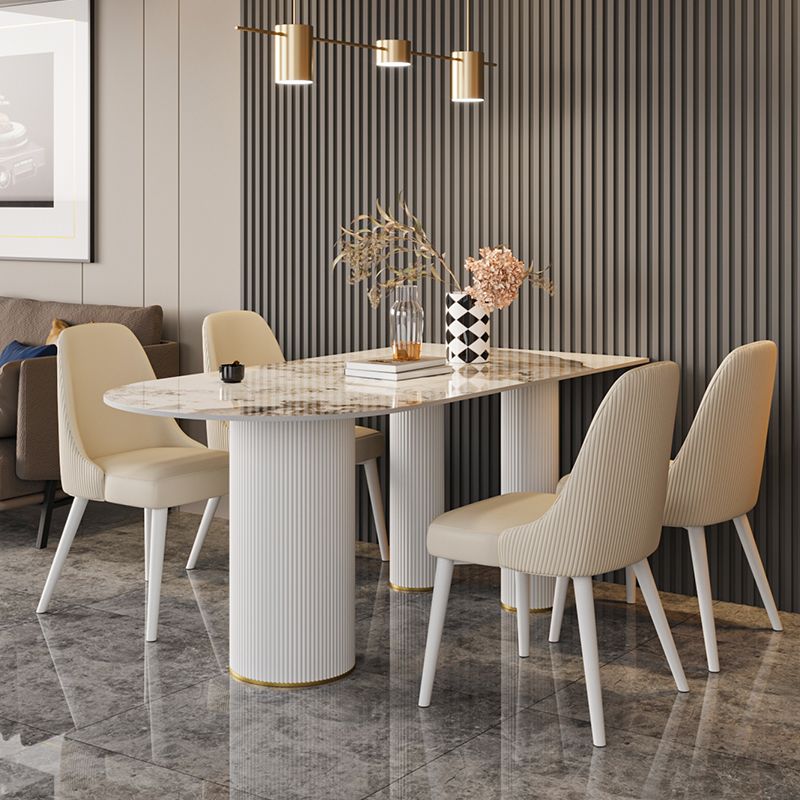 Free Form Stone Dining Table Modern Dining Table for Dining Room