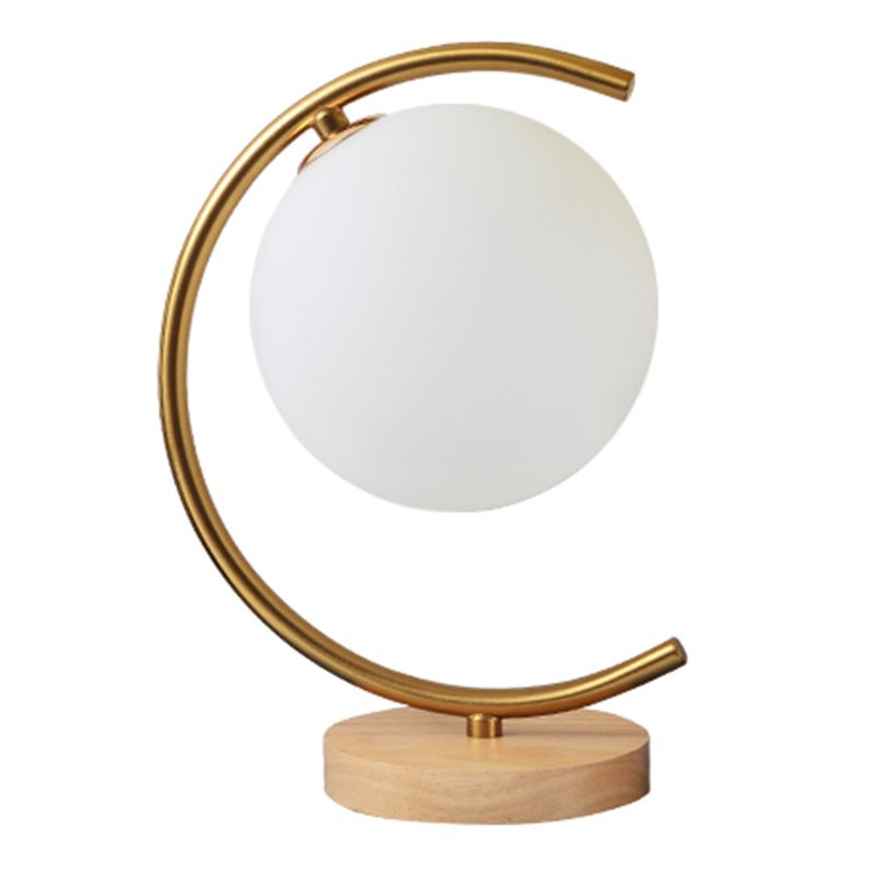 Sfera lampade da tavolo notturno MODERNA 1 comodino leggero in oro