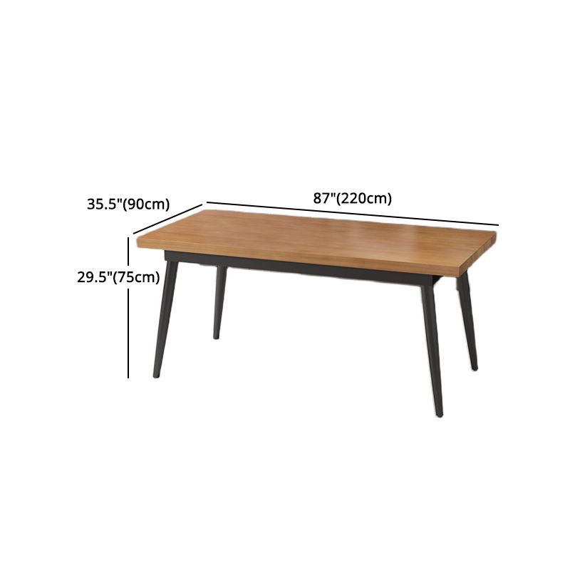 Industrial 1/2/5/7 Pieces Dining Set Solid Wood Dining Table Set