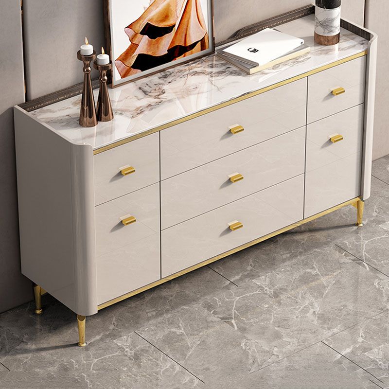 15.02-inch Width Storage Chest Ultra-Modern Stone Storage Chest Dresser