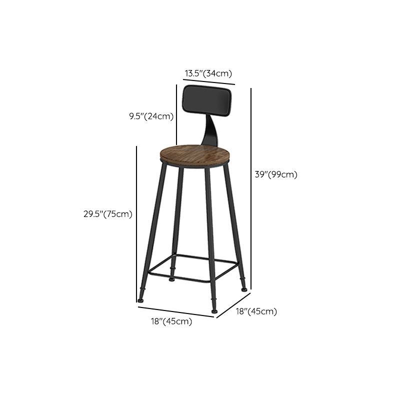 Modern Style Wood 1/2/3 Pieces Bar Table Set Rectangle Bar Table with Metal Legs