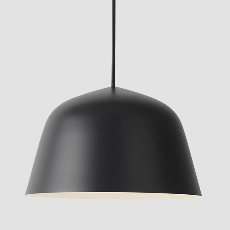 Metal Bowl Shape Hanging Lights Modern Style 1-Light Hanging Fixture for Dining Room