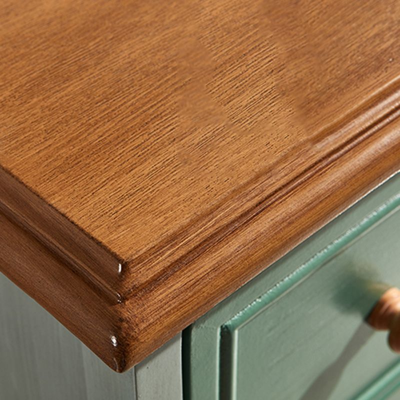 Nautical Bedroom Wooden Storage Chest Horizontal Chest with Drawers