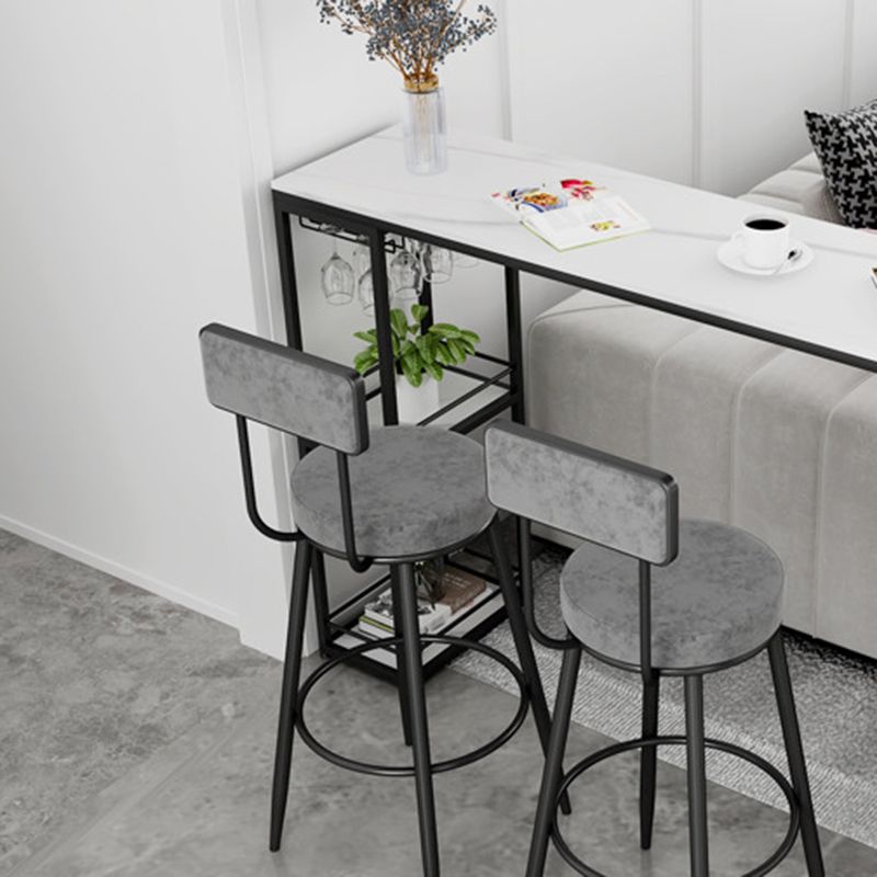 Contemporary 1/2/3 Pieces Specialty Stone Bar Table Set for Indoor