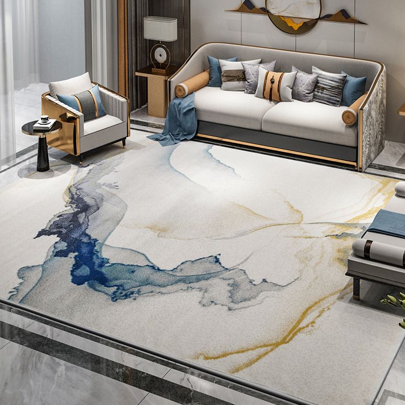 Modern gebied tapijt abstract patroon polyester gebied vloerkleurbestendig gebied tapijt voor woningdecoratie