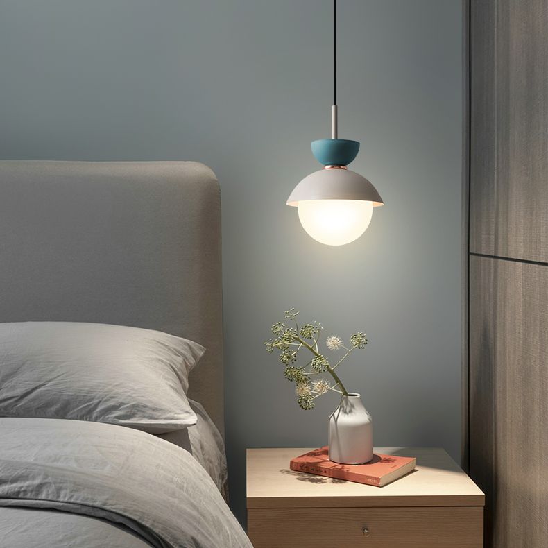 Nordic Macaron Pendant Light Modern Simple Style Hanging Lamp For Bedroom Dining Room