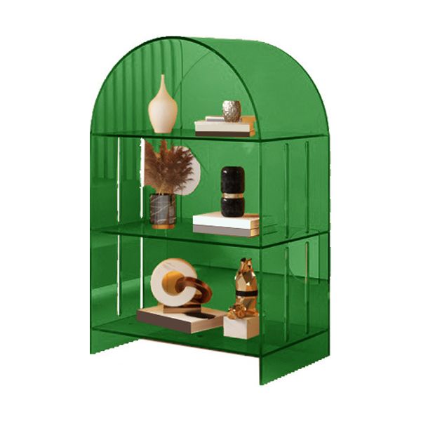 Glam Acrylic Bookshelf Standard Shelf Bookshelf for Home Office 11" W