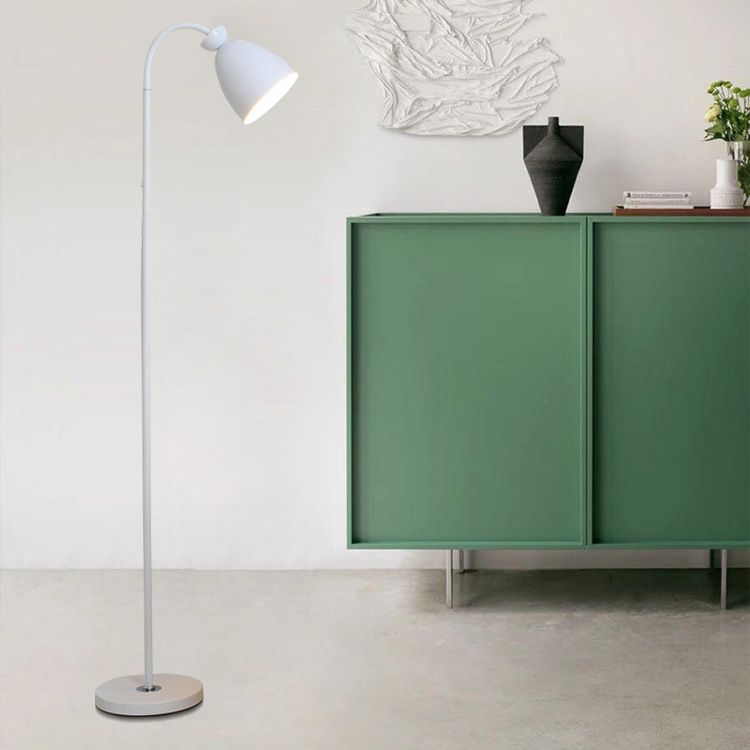 Rotatable Glockenbodenleuchte Makkaronstil Metall 1-Licht Schlafzimmer Lesenstöbem