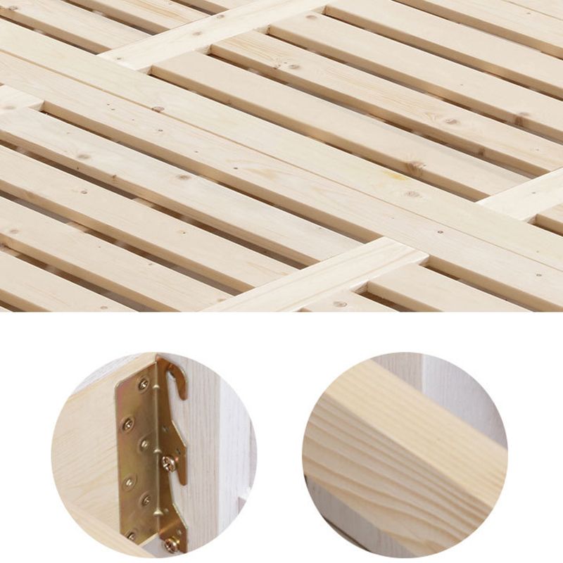 Victorian White Standard Bed in Solid Wood with Panel Headboard