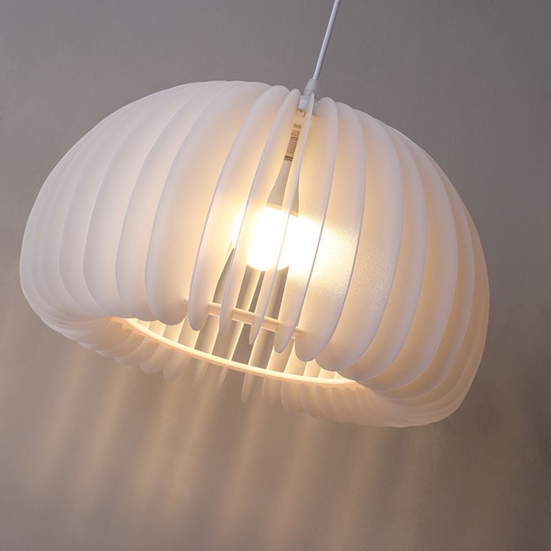 Style moderne Creative Hanging Lamp Acrylique 1 Light Pumpkin Shape Pendante Pendante for Corridor