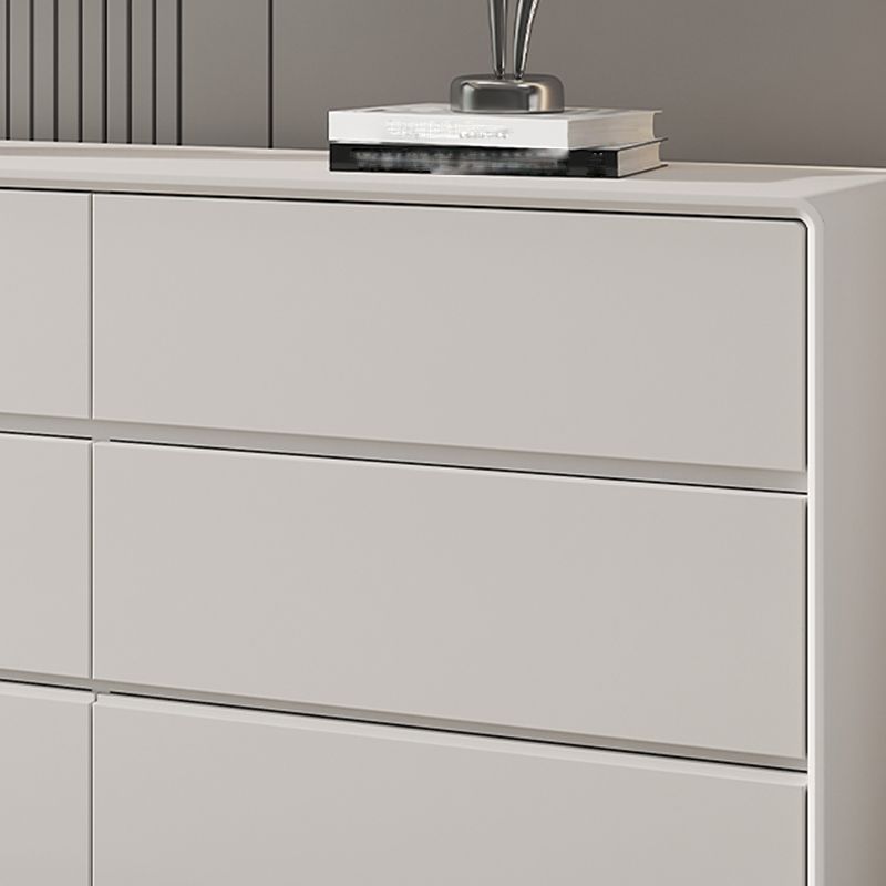 Contemporary Storage Chest Dresser Wooden Dresser with Drawers