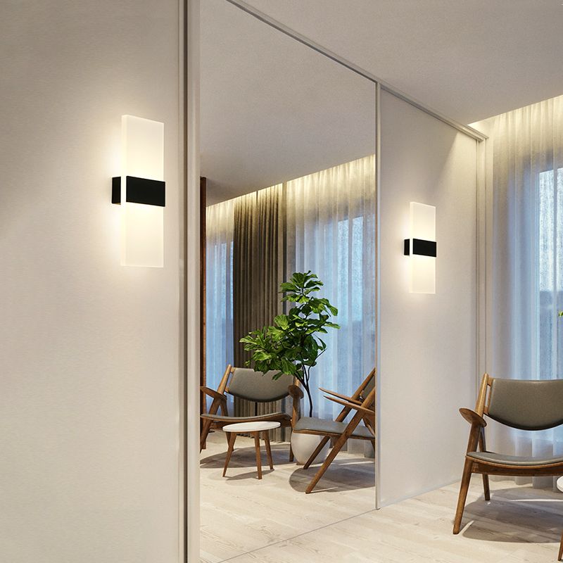 Nordische moderne Wandhalterung Leichte LED -Wandleuchte Lampenvorrichtung für Schlafzimmer