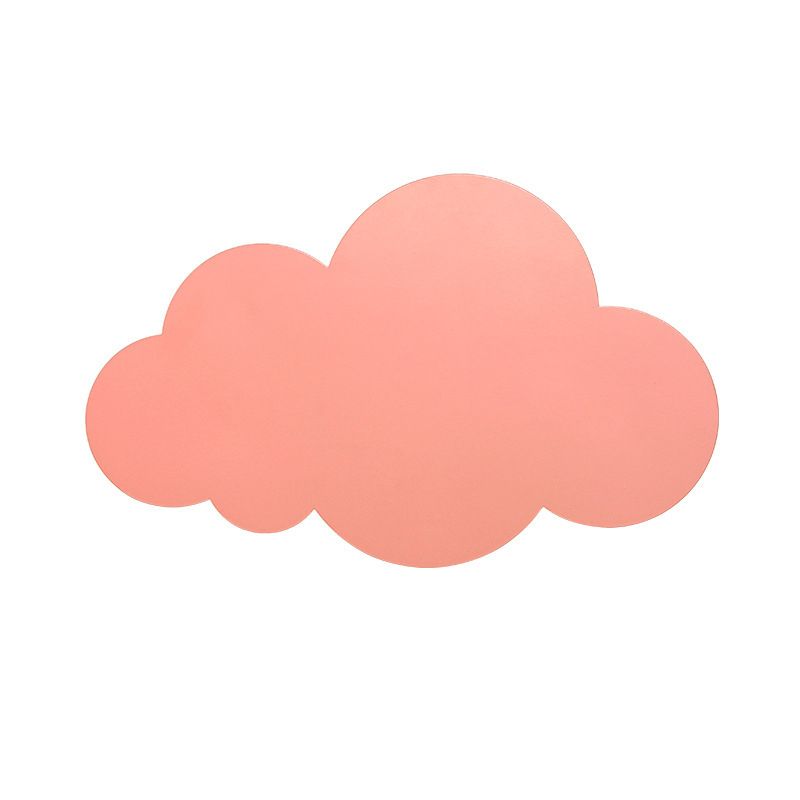 1 Light Cloud Shaped Wall Sconces Modern Style Metal Wall Mounted Lamps