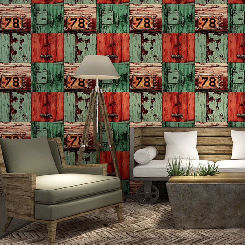 Water-Resistant Maple Wood Wall Decor 090 Nostalgic Wallpaper for Living Room, 57.1 sq ft.