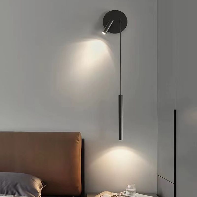 Modernist Wall Light Fixture Metal Reading Sconce Light for Bedroom