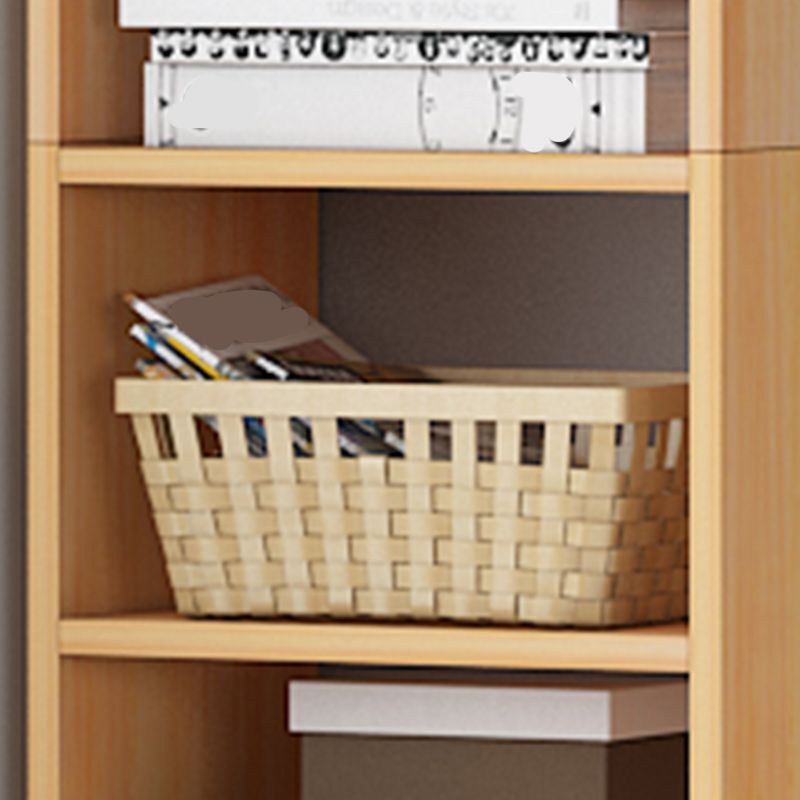 Contemporary Wooden Accent Cabinet with Shelves Storage Cabinet