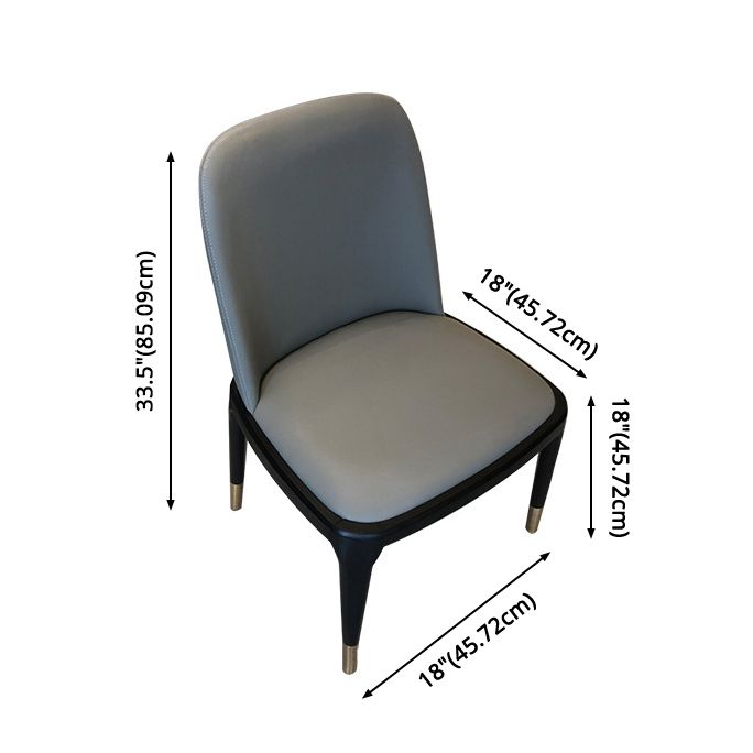 Skandinavischer weißer Schiefer Estisch Rechteckiger Esstisch mit Holzbasis