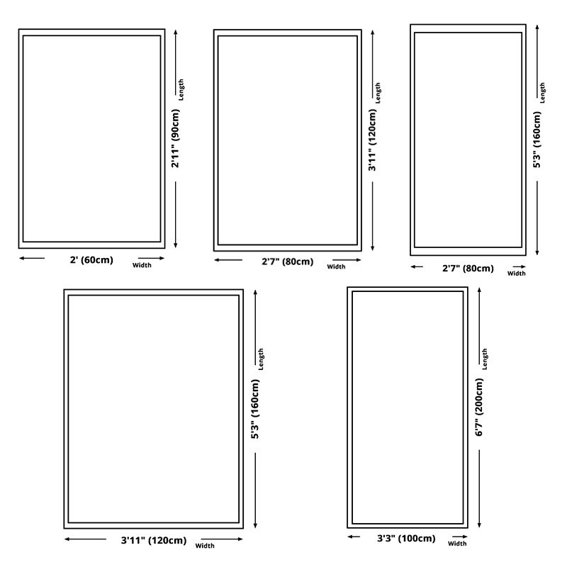 Trendy Floral Design Rug Multicolored Modern Rug Polyester Stain Resistant Carpet  for Living Room