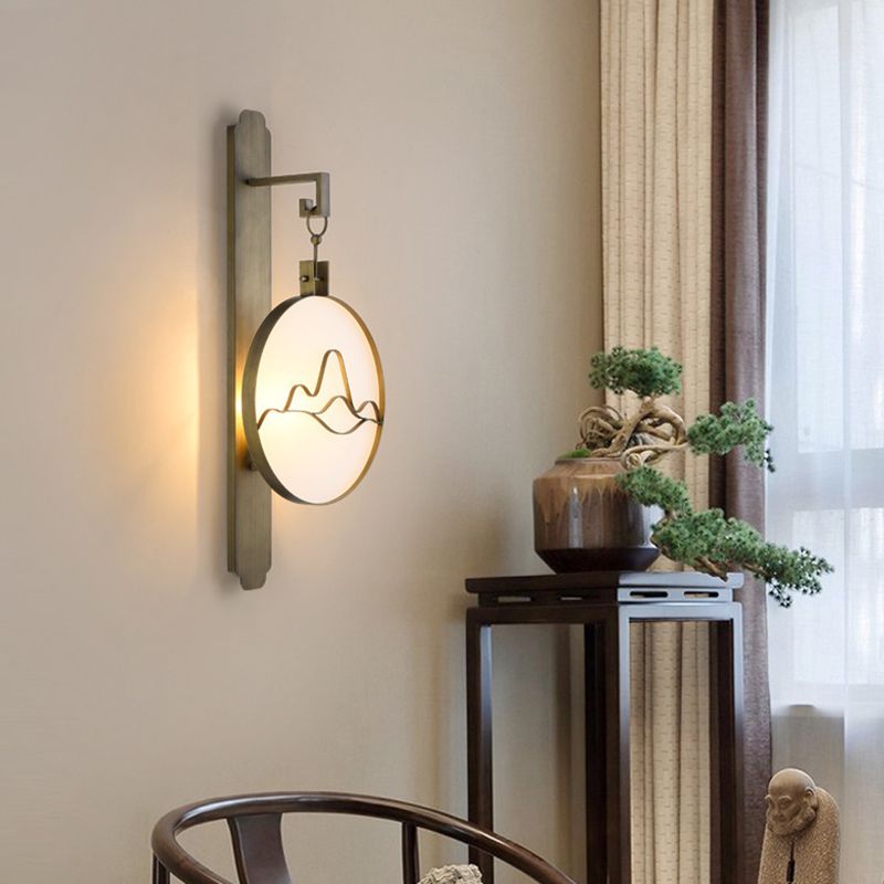 Modern Unique Shape Wall Light Sconces Metal 1 Light Wall Lighting Fixtures