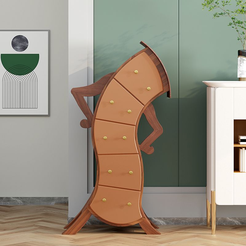 Classic Glam Dresser Manufactured Wood Storage Chest Dresser , 13.65 Inch Width