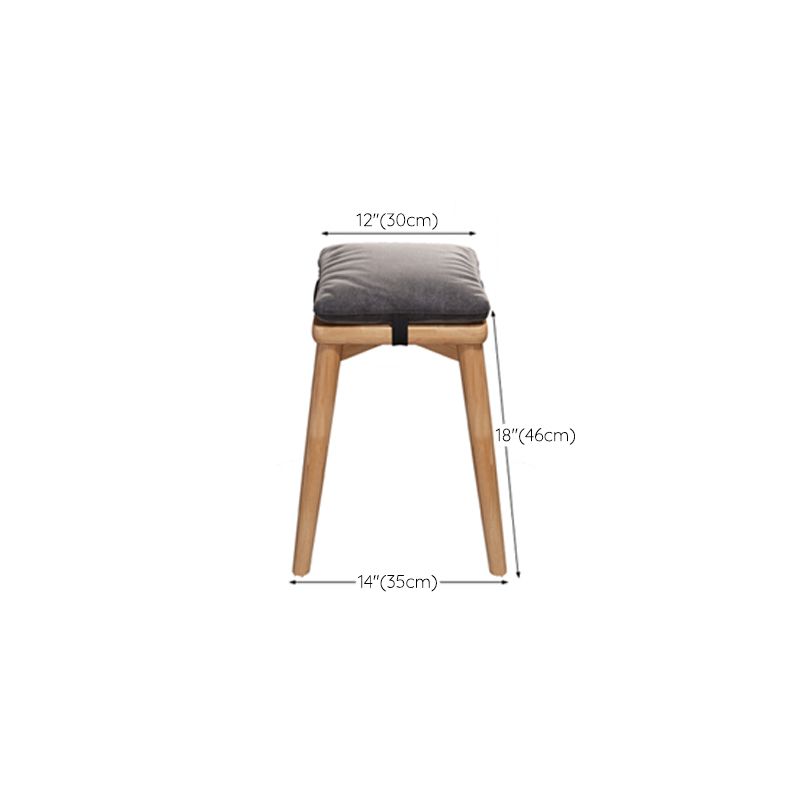 Scandinavian Rubberwood  Makeup Counter with Drawer Vanity Dressing Table