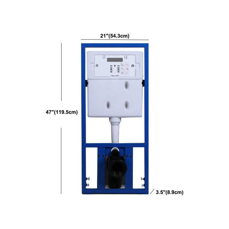 High Efficiency Flush Toilet Elongated Wall Mount Household Small Toilet Seat Included