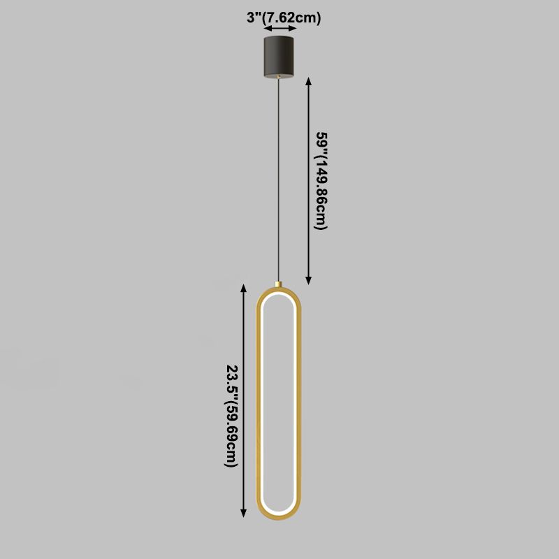 Geometric Suspended Lighting Fixture Modern Pendant Lighting for Kitchen Island