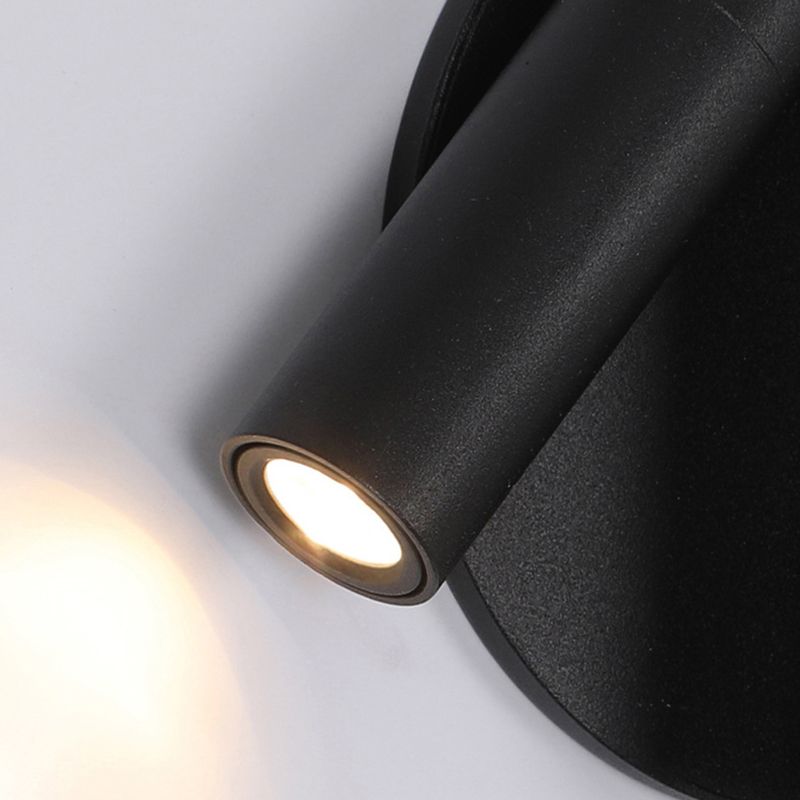 Nordic Style Metal Wall Light Simple Geometry Rotatable Led Wall Lamp for Living Room