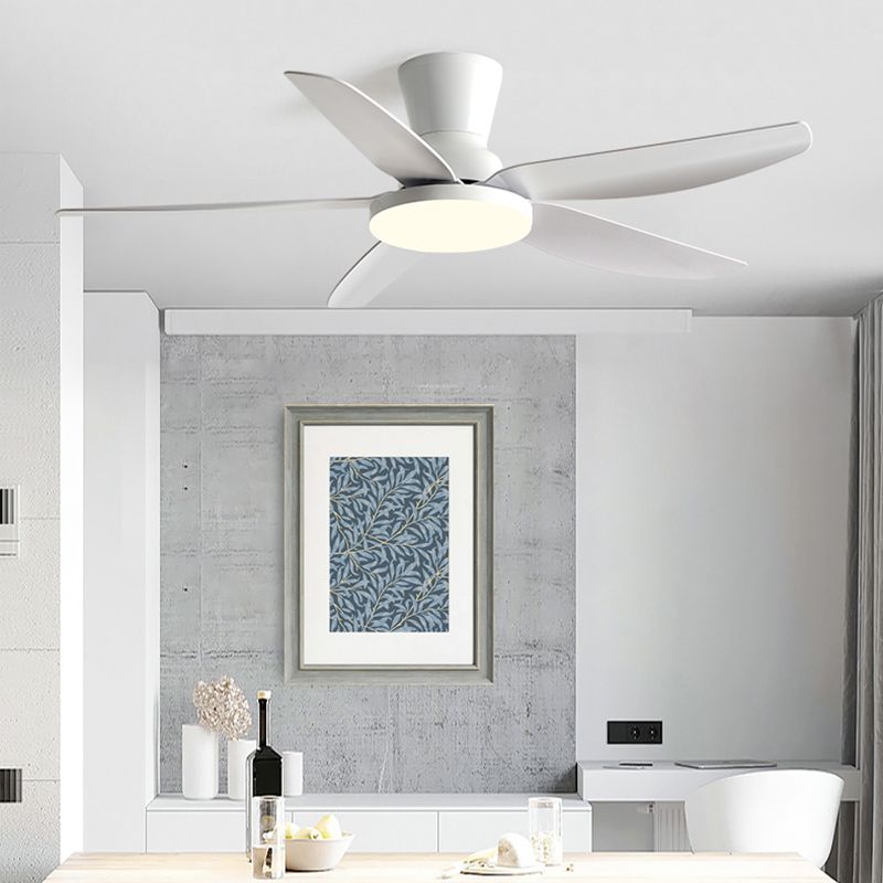 Unique Shape Metal Ceiling Fan Lighting Kids Style 1 Light Ceiling Fan Lamp