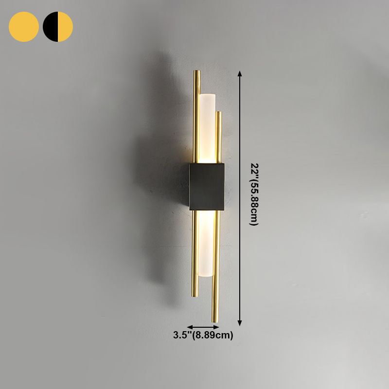 Modern Linear Wall Sconce Household Wall Lamp Fixture for Bedroom Sitting Room