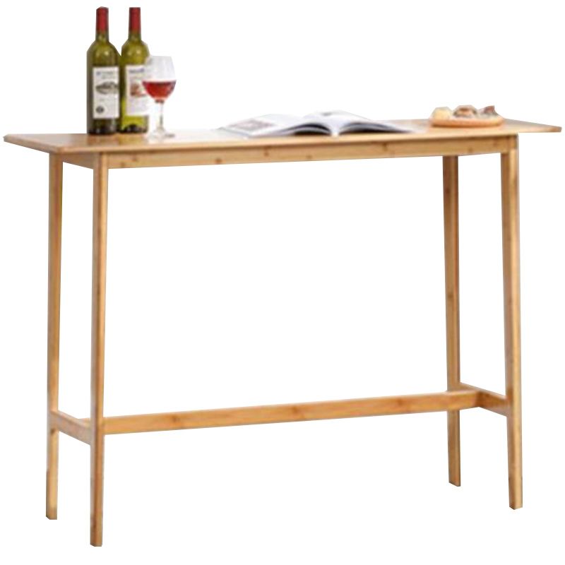 Contemporary Bar Height Table Trestle Counter Height Dining Table