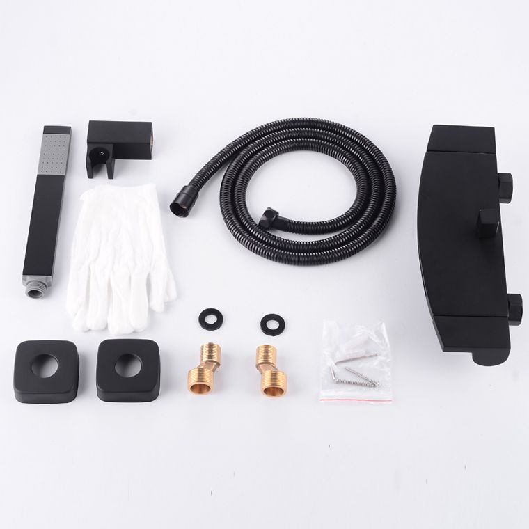 Wall Mounted Metal Tub Filler Low Arc Freestanding Bathtub Faucet