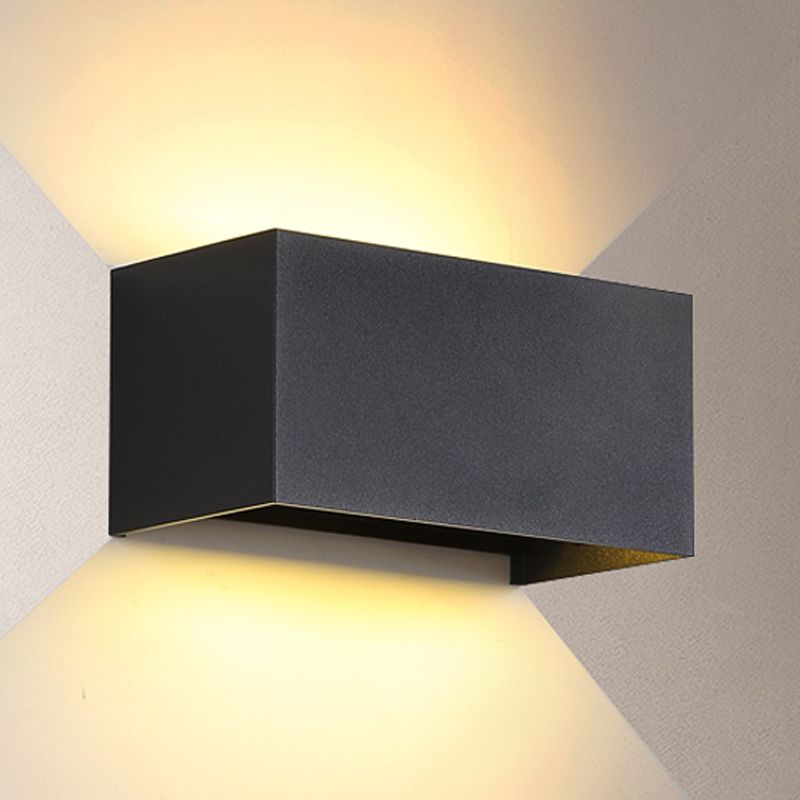 Modern Style Geometry Shape Wall Sconce Metal Multi Light Wall Lighting for Bedroom