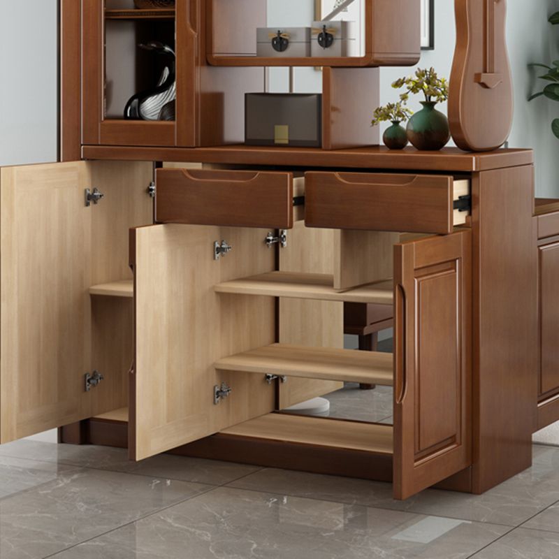 Contemporary 14.96" Wide Cabinet Wood Accent Cabinet with Drawers