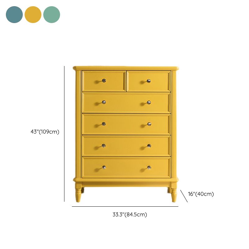 Coastal Double Dresser Ash Storage Chest Dresser with Drawers for Bedroom