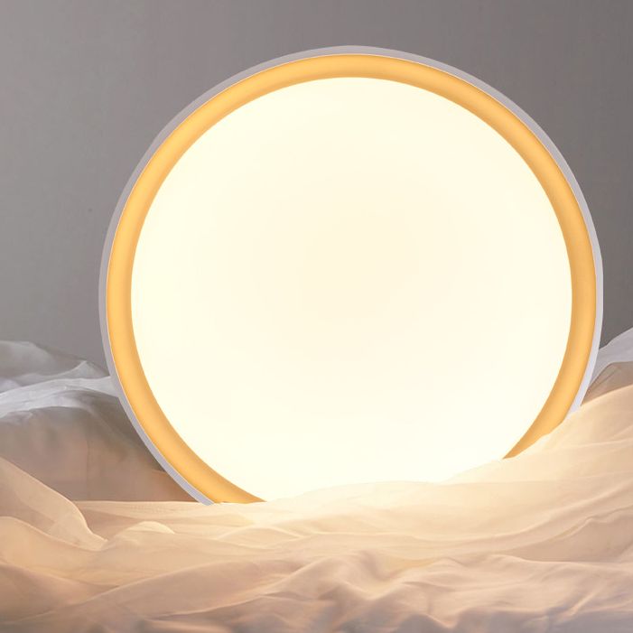 Lampada da soffitto rotonda per soggiorno Lampada da incasso a LED nordica in metallo con paralume in acrilico