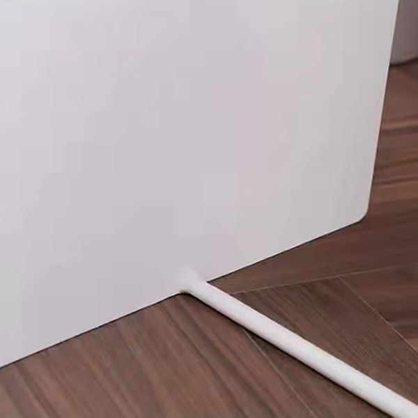 Modern Geometric End Slide Table 19.70" Tall Metal End Table