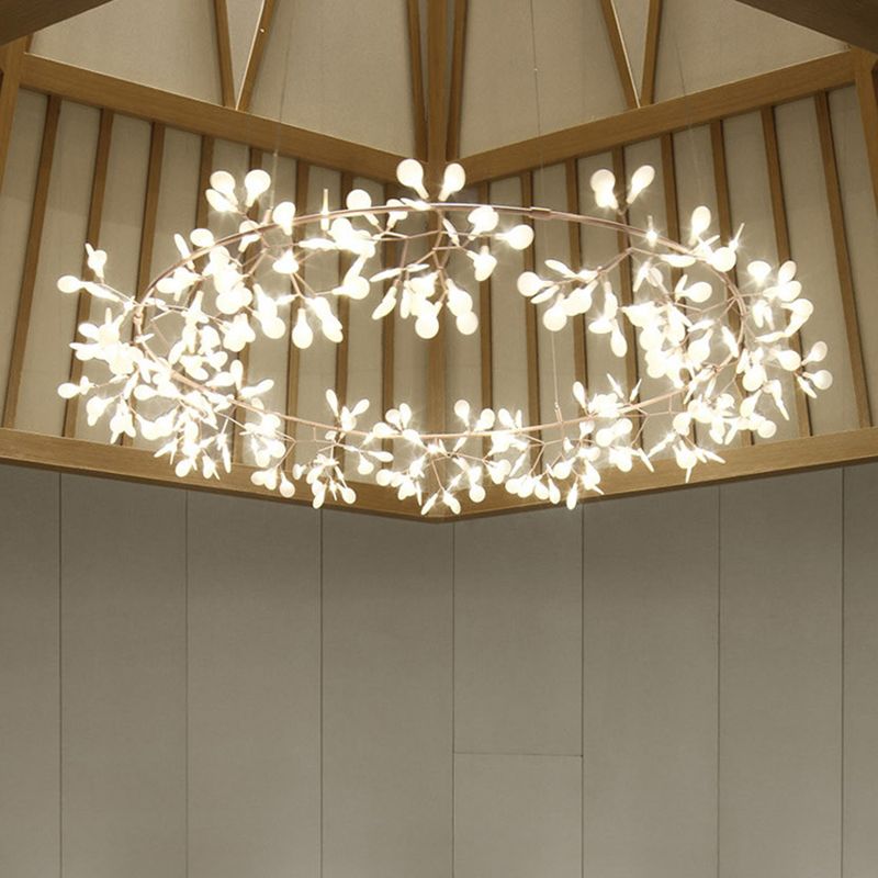 Moderni apparecchi per illuminazione a lampadario spray kit a sospensione acrilica