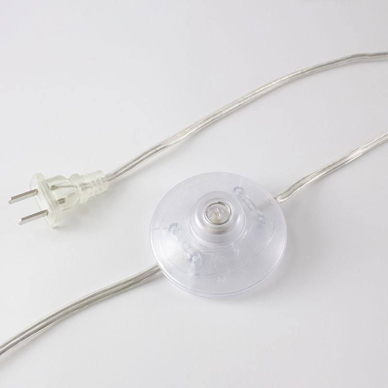 Silver Ring Shade Floor Light Simple Style Metal LED Flexible Stand Up Lamp for Bedroom