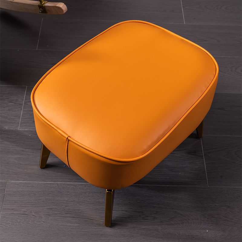 Gorgeous Rocking Chair Faux Leather Indoor Rocker Chair with Removable Pillow