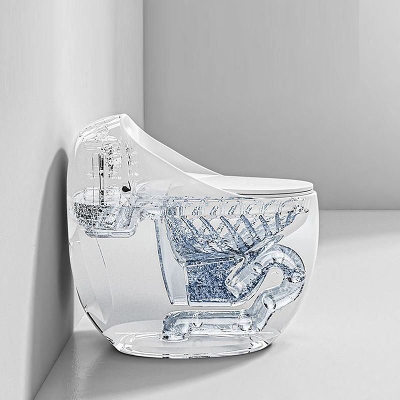 Modern Floor Mounted Flush Toilet Seat Included Urine Toilet for Bathroom