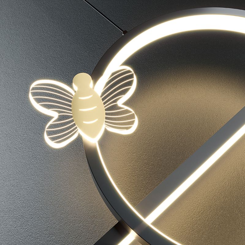 Contemporary Island Light Linear Metal 4 Light Island Chandelier Lights